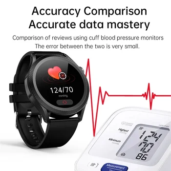 2023 Новые смарт-часы X5 с неинвазивным контролем артериального давления на кончиках пальцев, кислорода в крови, частоты сердечных сокращений, водонепроницаемые спортивные смарт-часы IP67 для мужчин 2