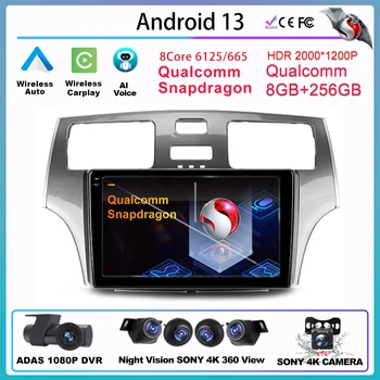 Qualcomm Android Lexus ES300 ES 300 ES330 XV30 ES 330 2001-2006 Carplay Навигация GPS Автомобильная камера Радио Стерео ТВ процессор HDR процессор 1