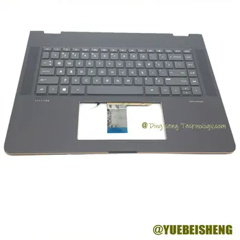 YUEBEISHENG Новый для HP Spectre x360 15-BL 15-BL012dx 15-bl125nr упор для рук Верхняя крышка клавиатуры США SG-85410-XUA 912995-001 1