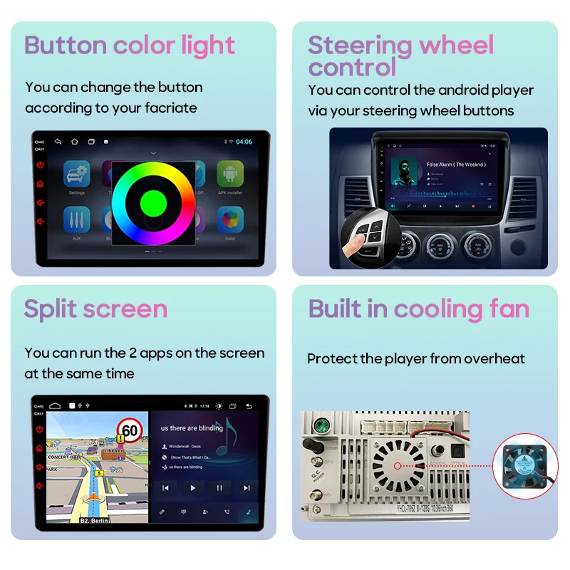 Автомобильный Радио Мультимедийный Плеер Qualcomm Snapdragon Для Toyota Prius XW50 2015-2020 Головное Устройство 4G WiFi Blue tooth DSP Android Auto Изображение 5