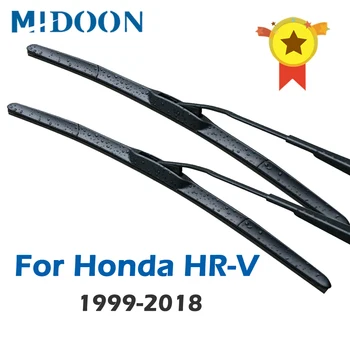 Гибридные щетки стеклоочистителя MIDOON для Honda HR-V Fit Hook Arms Модельного года с 1999 по 2018 год 1