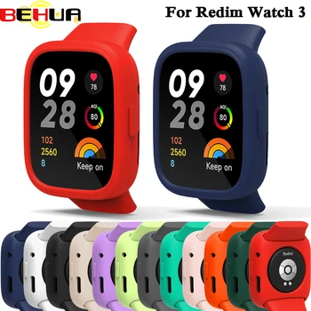 Защитный чехол из ТПУ BEHUA для Redmi Watch 3, чехол для смарт-часов Gen6, устойчивый к царапинам защитный бампер 1
