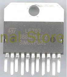 Оригинальный STM-чип В наличии L6203 ZIP11 чип драйвера шагового двигателя чип мостового привода двигателя постоянного тока, IC ZIP - 11 1