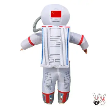 Серебряный комбинезон космонавта Для мальчиков, надувной костюм астронавта для детей и взрослых, Карнавальный костюм для косплея на Хэллоуин, Маскарадный костюм для вечеринки 1